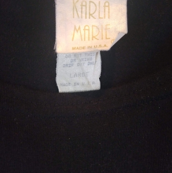 Karla Marie Black Holiday Snowman Dress - Picture 13 of 14